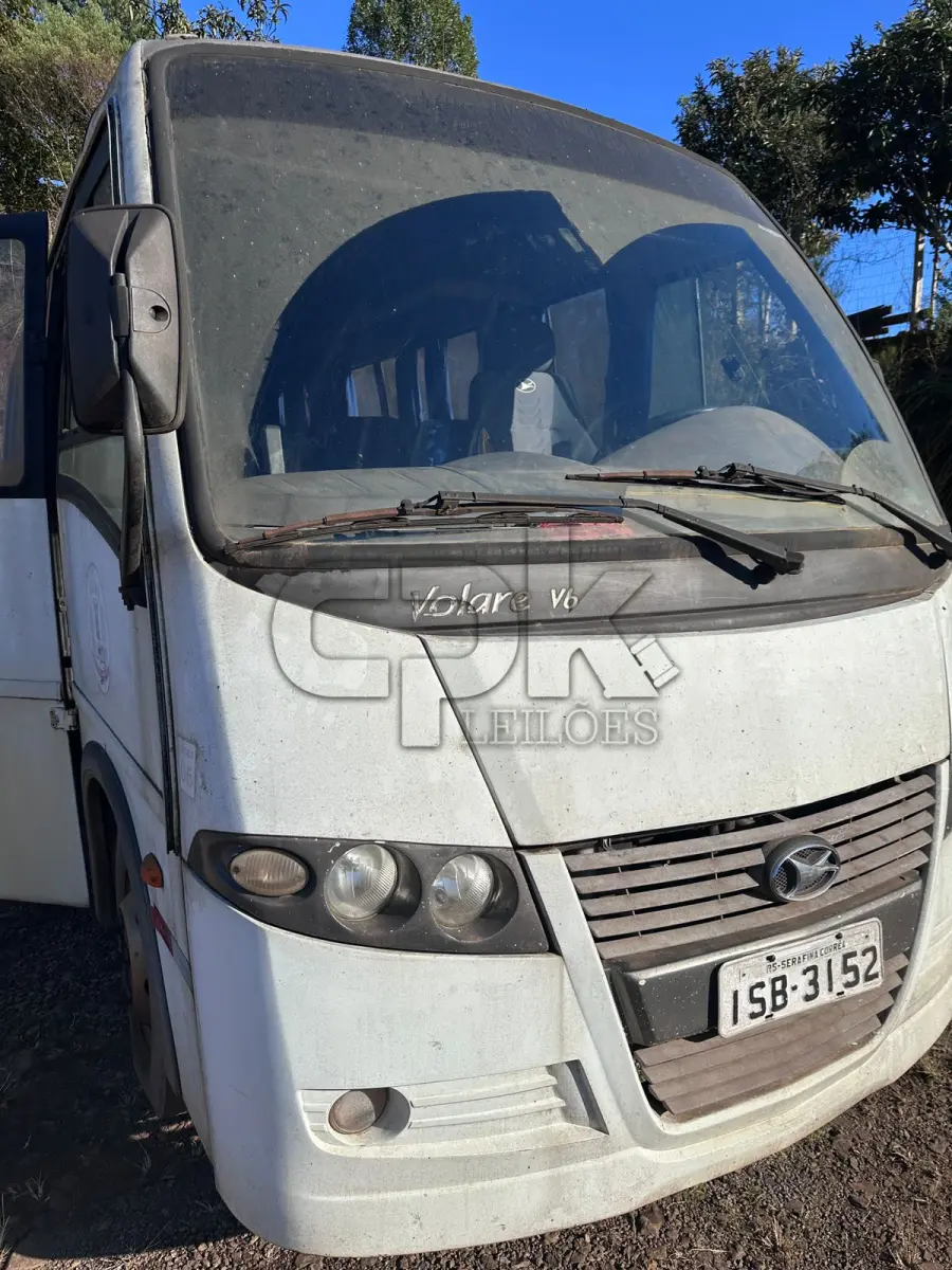 LOTE 009 - MARCOPOLO Volare V6 MO Passageiro Micro-Ônibus Diesel  2011/2011 – Placas ISB 3152 – Cor: Branca.