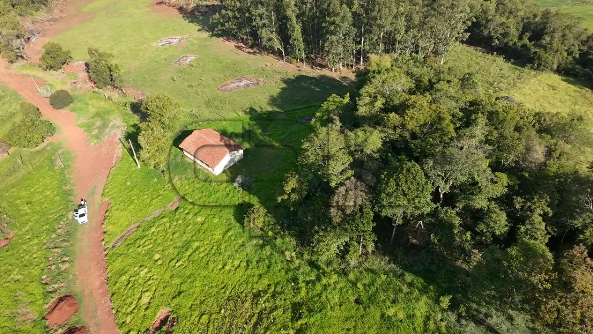 LOTE 040 - Imóvel: Fração do lote rural nº 56-A, 25ª secção, Matrícula nº 1629.  Área total: 0,18 hectares (1.800 m²) conforme matrícula.  Localização: Rincão dos Claros - Interior – Novo Machado/RS – E.M de Ensino  Fundamental Augusto Policena.