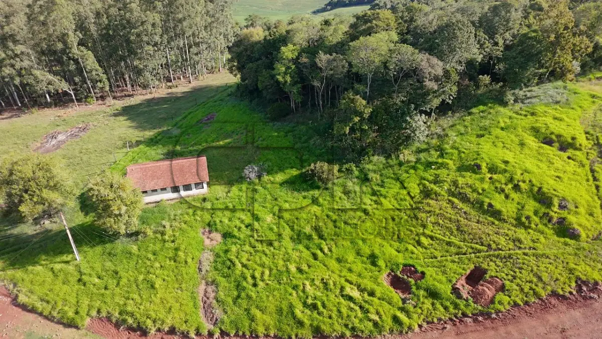 LOTE 040 - Imóvel: Fração do lote rural nº 56-A, 25ª secção, Matrícula nº 1629.  Área total: 0,18 hectares (1.800 m²) conforme matrícula.  Localização: Rincão dos Claros - Interior – Novo Machado/RS – E.M de Ensino  Fundamental Augusto Policena.
