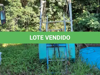 LOTE 009 - PULVERIZADOR MARCA MONTANA, MODELO 600 LITROS, COM FILTRO DE LINHA, COM VALVULA DE ANTIGOTEJO, 24 BICOS. NO ESTADO QUE SE ENCONTRA. PATRIMÔNIO MUNICIPAL Nº4222.