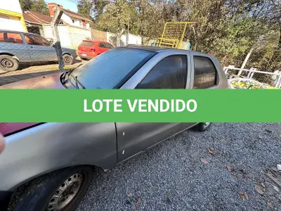LOTE 005 - FIAT/Palio EX Passageiro Automóvel Gasolina 2001/2001  Placas CRZ 5753 – Cor: Cinza.