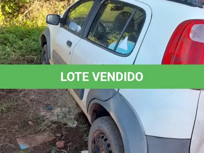 LOTE 010 - VEICULO FIAT UNO WAY 1.4, BRANCO, ANO/MOD:2011/2012, CHASSI: 9BD195163C0292152, RENAVAM: 412029189, PLACA: ISQ-8971. NO ESTADO QUE SE ENCONTRA. PATRIMÔNIO MUNICIPAL Nº8018.