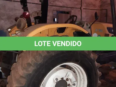 LOTE 008 - Fabricante Valtra Equip. Trator agrícola Modelo A750L 4, Ano  2016, Cor Amarela, Horas 1156,2 h, Tração 4 x 4, Serial  AUTT2005PGM024813, Comb. Diesel Potência 78 CV, Motor 4  cilindros, aspirado, Serial V750432436