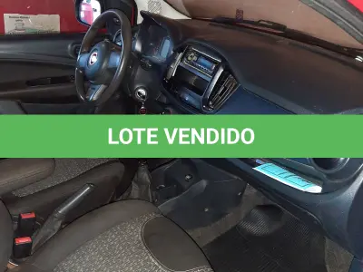 LOTE 004 - Marca Fiat Modelo Uno Drive 1.0, Renavan 01144364172,  Placa IYJ4644, Chassi 9BD195B4NJ0831866, Ano/Mod  2017/2018, Motor 3 Cil, Firefly Potência 77 CV Combust Flex  Cor Vermelha.