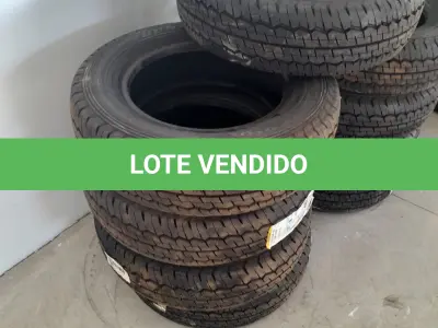 LOTE 006 - 09 (NOVE) PNEUS NOVOS MEDIDAS 195/70 R15 RADIAL, CONFORME DISPOSTO PARA VISITAÇÃO NO PÁTIO DA SMOPT.
