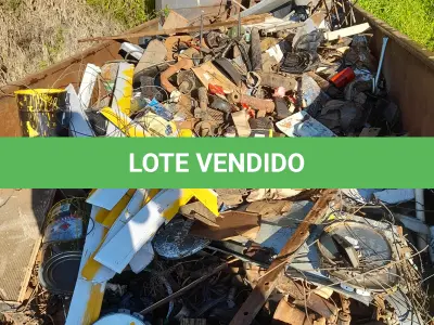 LOTE 003 - SUCATAS DE METAL E OUTROS (APROX. 2.000KG), EXCETO CAÇAMBA METÁLICA, CONFORME DISPOSTO PARA VISITAÇÃO NO PÁTIO DA SMOPT E NO PATIO DA SMECDT.