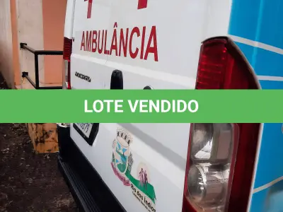 LOTE 005 - Marca Fiat Modelo Ducato TCA AMB, Renavan 01198686380,  Placa IZK8B79, Chassi 3C6DFVCK3KE519636, Ano/Mod  2019/2019, Motor 4 Cilindros, Turbo, 2.3 Potência 130 CV,  Combust Diesel, Cor Branca.