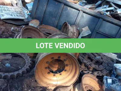 LOTE 003 - SUCATAS DE METAL E OUTROS (APROX. 2.000KG), EXCETO CAÇAMBA METÁLICA, CONFORME DISPOSTO PARA VISITAÇÃO NO PÁTIO DA SMOPT E NO PATIO DA SMECDT.