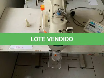 LOTE 021 - Máquina de Costura Industrial ZOJE Travete Eletrônica.