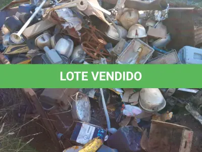 LOTE 003 - SUCATAS DE METAL E OUTROS (APROX. 2.000KG), EXCETO CAÇAMBA METÁLICA, CONFORME DISPOSTO PARA VISITAÇÃO NO PÁTIO DA SMOPT E NO PATIO DA SMECDT.