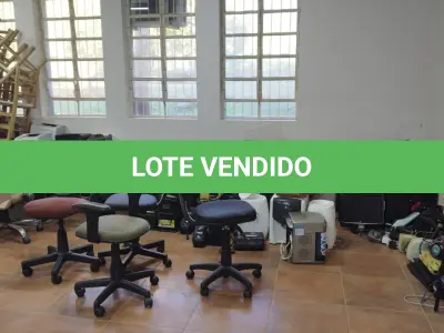 LOTE 028 - Lote de inservíveis – Livre. Inclui itens como: - Bebedouros - Cadeiras - Câmera Digital - Celular - Climatizadores de Ar - CPUs - Desumidificador - HD externo - Impressoras - Longarina - Mesa de som - Monitores - Nobreaks - Notebook - Projetor de Imagem - Rack - Relógios Ponto - Roçadeiras - Roteadores - Suporte para CPU - Switch de Red