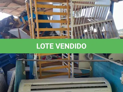 LOTE 001 - SUCATAS DIVERSAS, CONFORME LISTA ANEXO I E DISPOSTO PARA VISITAÇÃO NO PÁTIO DA SMOPT