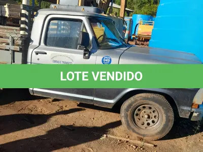 LOTE 015 - VEICULO CAMIONETA, FORD F 1000, ANO/MOD:1988, PLACA:IEN-1181, COR: PRATA, CAHSSI:9BFEXXL33JDB70128. NO ESTADO QUE SE ENCONTRA. PATRIMÔNIO MUNICIPAL Nº7536.