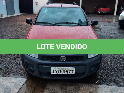 LOTE 003 - Marca Fiat Modelo Strada HD WK CC E Renavan 01153661656  Placa IYO0577 Chassi 9BD5781FFJY253693 Ano/Mod  2018/2018, Motor 4 Cilindros, 8 vál, 1.4 Potência 88 CV  Combust Flex, Cor Vermelha.