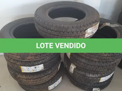 LOTE 006 - 09 (NOVE) PNEUS NOVOS MEDIDAS 195/70 R15 RADIAL, CONFORME DISPOSTO PARA VISITAÇÃO NO PÁTIO DA SMOPT.