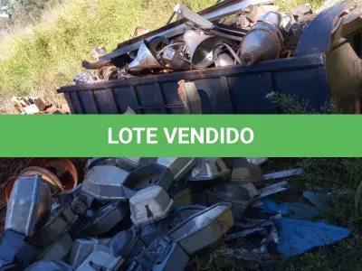 LOTE 003 - SUCATAS DE METAL E OUTROS (APROX. 2.000KG), EXCETO CAÇAMBA METÁLICA, CONFORME DISPOSTO PARA VISITAÇÃO NO PÁTIO DA SMOPT E NO PATIO DA SMECDT.