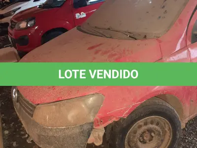 LOTE 001 - Marca Volkswagen Modelo Nova Saveiro CS 1.6 Renavan  00558502601, Placa IUP5B31 Chassi 9BWKB05UXEP053534  Ano/Mod 2013/2014, Motor 4 Cilindros, 8 válvulas  Potência 104  CV, cor vermelha.
