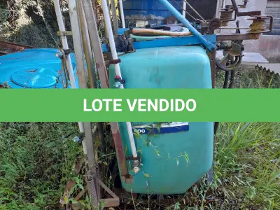 LOTE 009 - PULVERIZADOR MARCA MONTANA, MODELO 600 LITROS, COM FILTRO DE LINHA, COM VALVULA DE ANTIGOTEJO, 24 BICOS. NO ESTADO QUE SE ENCONTRA. PATRIMÔNIO MUNICIPAL Nº4222.