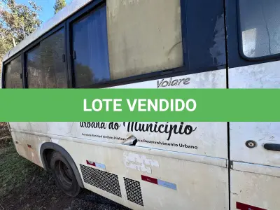 LOTE 009 - MARCOPOLO Volare V6 MO Passageiro Micro-Ônibus Diesel  2011/2011 – Placas ISB 3152 – Cor: Branca.