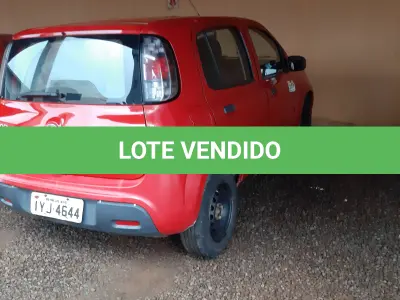 LOTE 004 - Marca Fiat Modelo Uno Drive 1.0, Renavan 01144364172,  Placa IYJ4644, Chassi 9BD195B4NJ0831866, Ano/Mod  2017/2018, Motor 3 Cil, Firefly Potência 77 CV Combust Flex  Cor Vermelha.