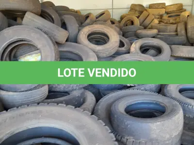 LOTE 004 - CARCAÇAS DE PNEUS USADOS DE DIFERENTES MODELOS E TAMANHOS COM APROXIMADAMENTE 300 UNIDADES, CONFORME DISPOSTO PARA VISITAÇÃO NO PÁTIO DA SMOPT.