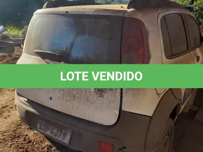 LOTE 011 - VEICULO FIAT UNO WAY 1.4, 04 PORTAS, 05 PASSAGEIROS, ANO/MOD. 2013/2013, COR BRANCA, CHASSI Nº9BD195163D0456296, RENAVAM Nº102633, PLACAS IUF-4979. NO ESTADO QUE SE ENCONTRA. PATRIMÔNIO MUNICIPAL Nº10615.