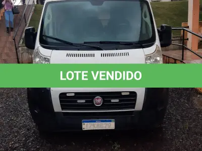 LOTE 005 - Marca Fiat Modelo Ducato TCA AMB, Renavan 01198686380,  Placa IZK8B79, Chassi 3C6DFVCK3KE519636, Ano/Mod  2019/2019, Motor 4 Cilindros, Turbo, 2.3 Potência 130 CV,  Combust Diesel, Cor Branca.