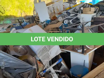 LOTE 001 - SUCATAS DIVERSAS, CONFORME LISTA ANEXO I E DISPOSTO PARA VISITAÇÃO NO PÁTIO DA SMOPT