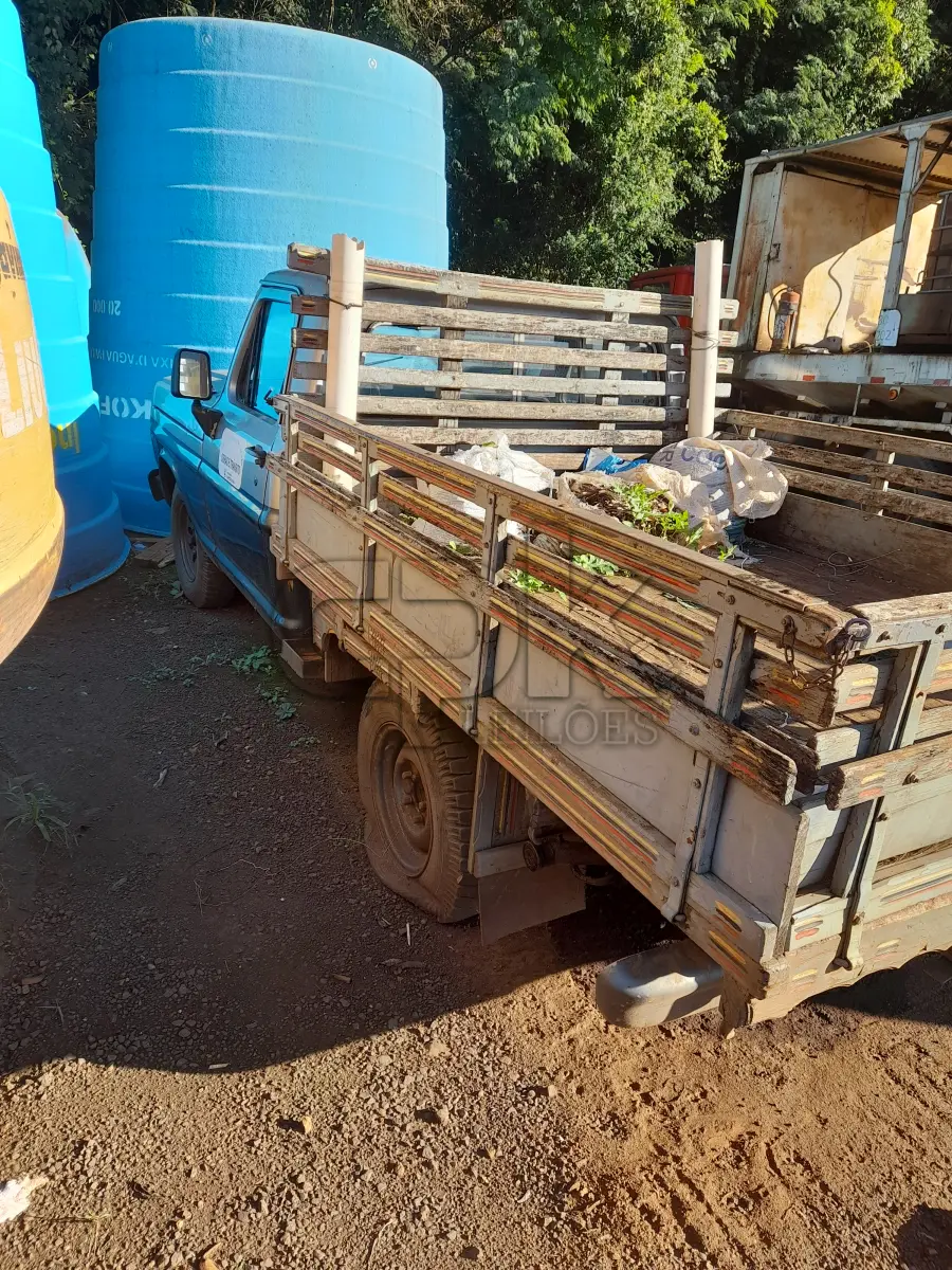 LOTE 015 - VEICULO CAMIONETA, FORD F 1000, ANO/MOD:1988, PLACA:IEN-1181, COR: PRATA, CAHSSI:9BFEXXL33JDB70128. NO ESTADO QUE SE ENCONTRA. PATRIMÔNIO MUNICIPAL Nº7536.