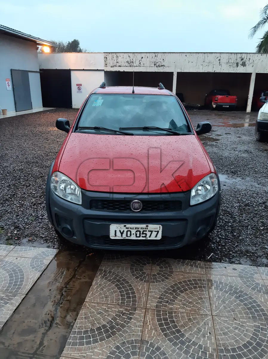 LOTE 003 - Marca Fiat Modelo Strada HD WK CC E Renavan 01153661656  Placa IYO0577 Chassi 9BD5781FFJY253693 Ano/Mod  2018/2018, Motor 4 Cilindros, 8 vál, 1.4 Potência 88 CV  Combust Flex, Cor Vermelha.