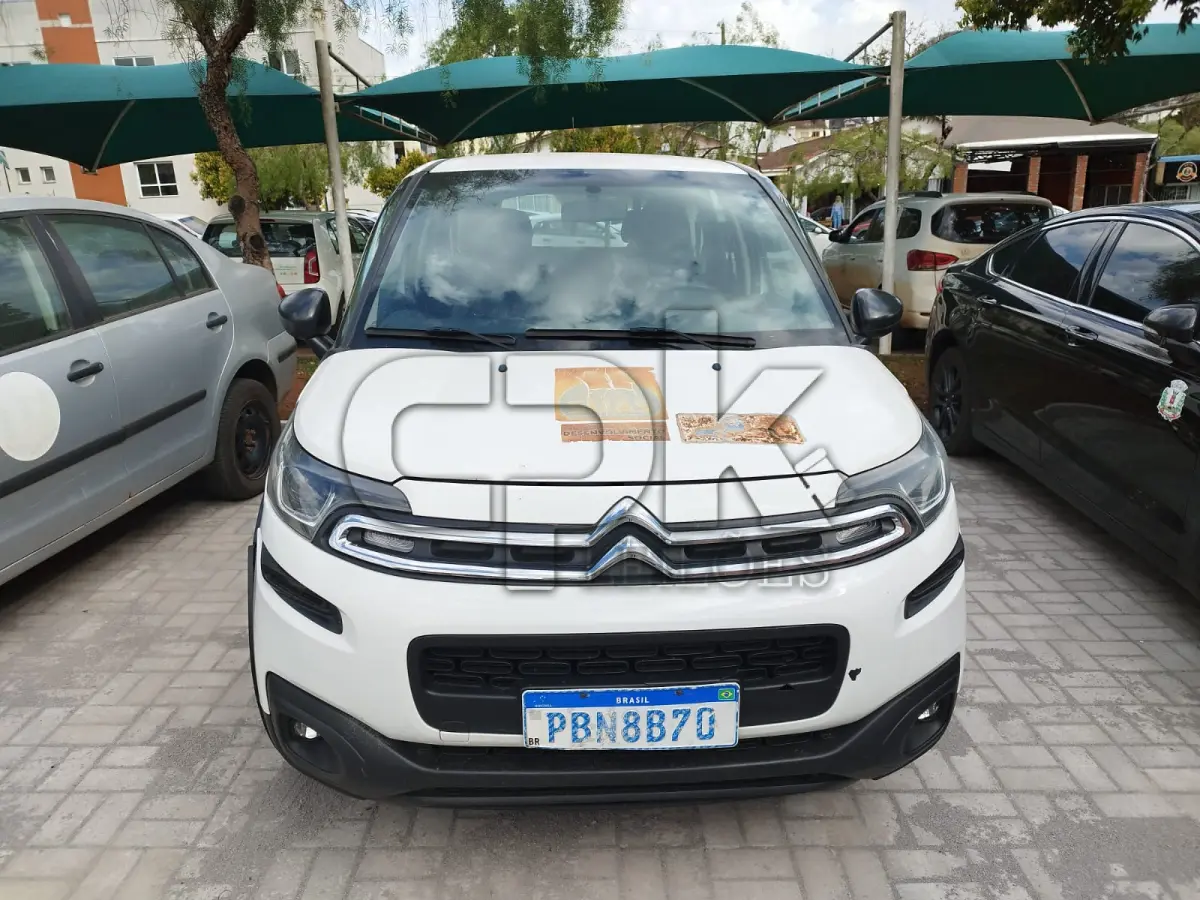 LOTE 002 - CITROEN/AIRCROSS STARTMT Passageiro – Automóvel  Álcool/Gasolina 2018/2019 – Placas PBN 8B70 – Cor: Branca