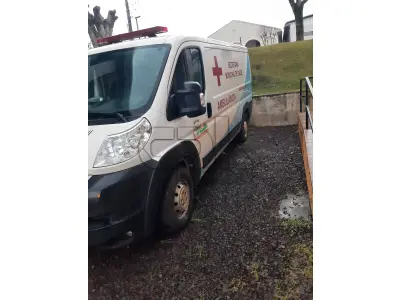 LOTE 005 - Marca Fiat Modelo Ducato TCA AMB, Renavan 01198686380,  Placa IZK8B79, Chassi 3C6DFVCK3KE519636, Ano/Mod  2019/2019, Motor 4 Cilindros, Turbo, 2.3 Potência 130 CV,  Combust Diesel, Cor Branca.
