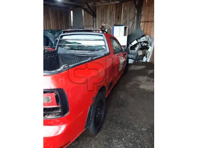 LOTE 002 - Marca Volkswagen, Modelo Nova Saveiro TL MBVS, Renavan  01206770527, Placa IZO7F24 Chassi 9BWKB45UXP017556,  Ano/Mod 2019/2020, Motor 4 Cilindros, 8 válvulas Potência 104  CV, cor vermelha.