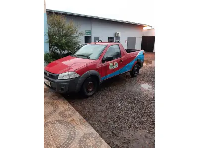 LOTE 003 - Marca Fiat Modelo Strada HD WK CC E Renavan 01153661656  Placa IYO0577 Chassi 9BD5781FFJY253693 Ano/Mod  2018/2018, Motor 4 Cilindros, 8 vál, 1.4 Potência 88 CV  Combust Flex, Cor Vermelha.