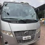 LOTE 036 - MARCOPOLO – Volare W8 ON - Ônibus Escolar – 31P  2014/2014 – Placas IVN 8884 – Cor: Prata.