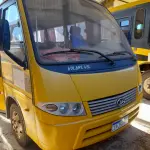 LOTE 018 - VEICULO ÔNIBUS ESCOLAR, COR: AMARELO/PRETO, MARCA/MODELO:MARCOPOLO/VOLARE V8L ESC. ANO/MOD:2008/2009, CAPACIDADE:31 PASSAGEIROS + 1 AUXILIAR, CHASSI:93PB4ZG3P9C027146, MOTOR:E1T149699, POTENCIA:115CV, PLACA:IPJ-5367. NO ESTADO QUE SE ENCONTRA. PATRIMÔNIO MUNICIPAL Nº7261.