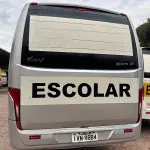 LOTE 036 - MARCOPOLO – Volare W8 ON - Ônibus Escolar – 31P  2014/2014 – Placas IVN 8884 – Cor: Prata.