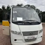 LOTE 035 - MARCOPOLO – Volare V8 ON - Ônibus Escolar – 29P  2012/2013 – Placas ITJ 7140 – Cor: Branca.