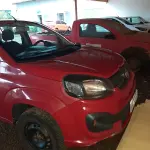 LOTE 004 - Marca Fiat Modelo Uno Drive 1.0, Renavan 01144364172,  Placa IYJ4644, Chassi 9BD195B4NJ0831866, Ano/Mod  2017/2018, Motor 3 Cil, Firefly Potência 77 CV Combust Flex  Cor Vermelha.