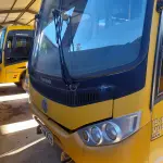 LOTE 019 - ONIBUS ESCOLAR VW/15.190, 48 LUGARES, PLACAS IWM-8276 ANO/MOD 2014/2014. NO ESTADO QUE SE ENCONTRA. PATRIMÔNIO MUNICIPAL Nº11286.  OBS. ACOMPANHA O VEÍCULO 04 PNEUS SOBRESSALENTES PARA RECAPAGEM.
